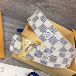 Initiales Damier Reversible Belt