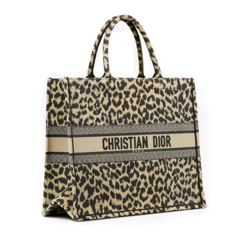 Leopard Book Tote Large