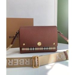 Check Note Shoulder Bag