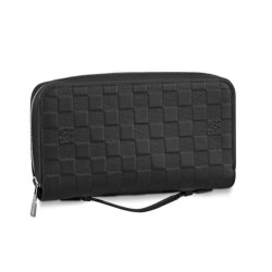 Black Damier Infini Zippy Wallet