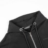 Oversized Zip-Up Logo Hoodie