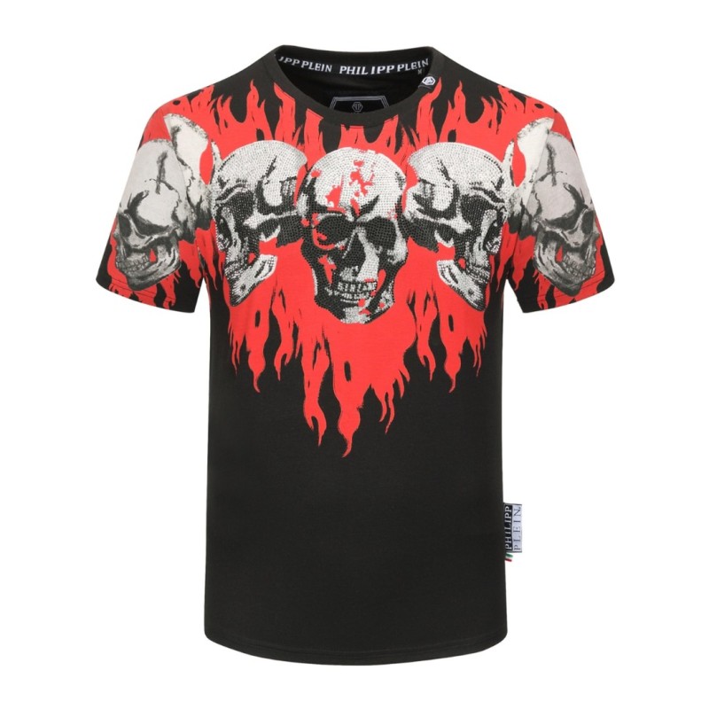 Flames Skulls T-shirt