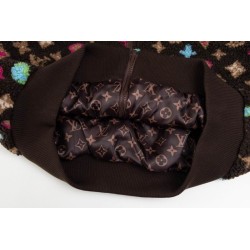 Wool Monogram Zip-Up Jacket