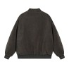 Wool Monogram Zip-Up Jacket
