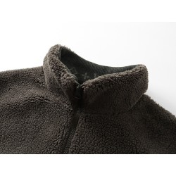 Wool Monogram Zip-Up Jacket