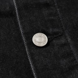 Back Strass Logo Denim Jacket