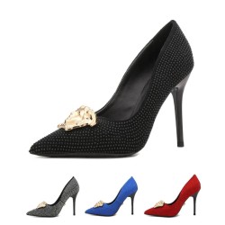 V*RSC Medusa Decollete Studded Pointed Toe Pump (Women's)