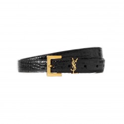 Monogram Crocodile Belt
