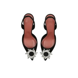 4M1N4 MU4DD1 Begum Sling Black Pumps 95 (Women's)