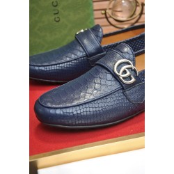 GV*C1 Snake Pattern Double G Driver Moccasin (Men's)