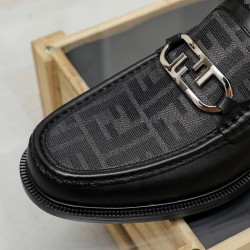 F*F O'Lock Moccasin Logo Detail Loafer (Men's)
