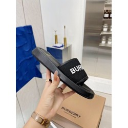 B*RBRY Logo Slippers