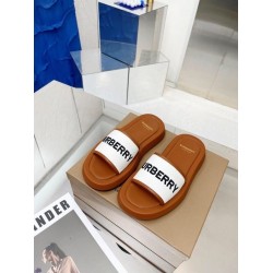 B*RBRY Logo Slippers