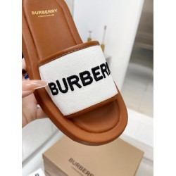 B*RBRY Logo Slippers