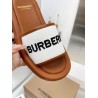 B*RBRY Logo Slippers
