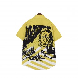 Back Lion Print Shirt