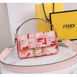 Baguette FF Motif Canvas Bag