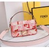 Baguette FF Motif Canvas Bag