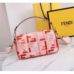 Baguette FF Motif Canvas Bag