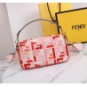 Baguette FF Motif Canvas Bag