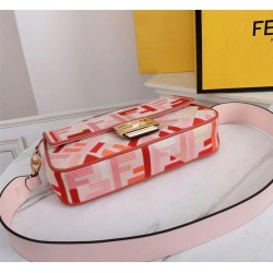 Baguette FF Motif Canvas Bag