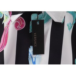 Baroque Pattern Striped Shirt