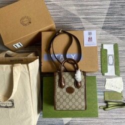 GG Supreme Mini Tote Bag
