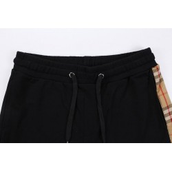 Check Band Logo Jogging Pants