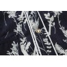 Denim Leaf Baseball Shirt