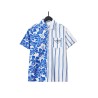 Double Match Flower Shirt