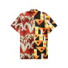 Double Match Geometric Flower Shirt