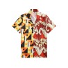 Double Match Geometric Flower Shirt