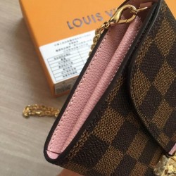 Croisette Damier Chain Wallet