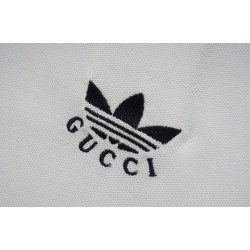 Trefoil Collab Embroidered Logo Polo Shirt