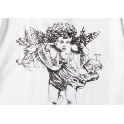 Logo Shaded Cherub Print T-shirt