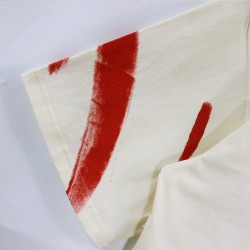 Brush Strokes Brand-Print T-shirt