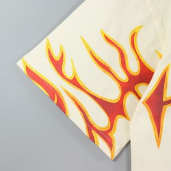 Fire Cord Print Logo T-shirt