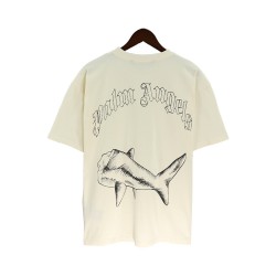 Broken Shark Print T-shirt