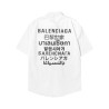 Multi languages Back Logo Shirt