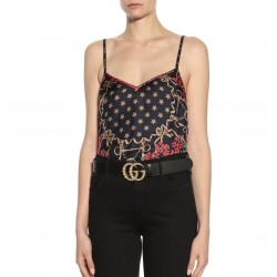 Pearl Double G - Leather Belt