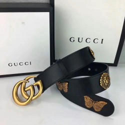 Animal Studs - Leather Belt