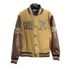 Leather Baseball Varsity Jacket