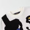 Intarsia Wool Crewneck Sweater