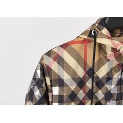 Vintage Check Bomber Jacket