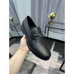 Leather Logo Loafers (Men's)