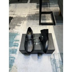 Leather Logo Loafers (Men's)