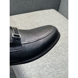 Leather Logo Loafers (Men's)