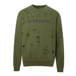 Ripped Chest Logo Sweatshirt