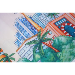 Morning City View Silk Shirt