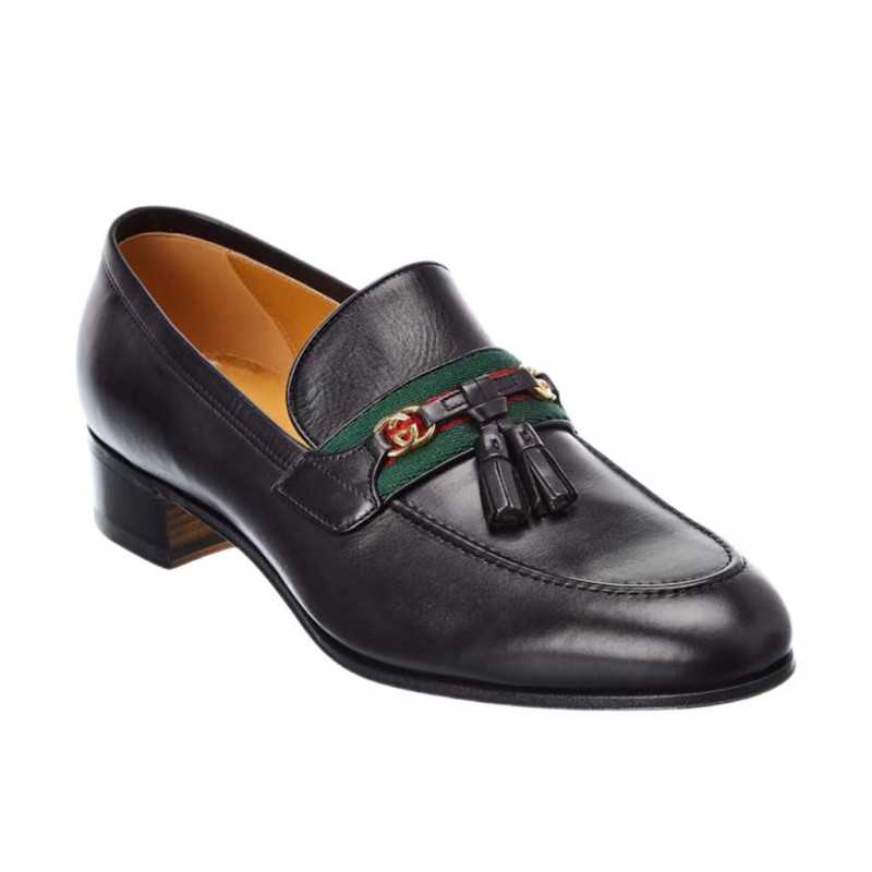 Web Ribbon Loafer With Cross GG (Men's) Web Ribbon Loafer With Cross GG (Men's)